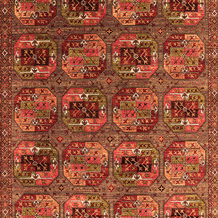 Oriental Orange Industrial Rug, urb2309org