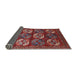 Sideview of Mid-Century Modern Rose Purple Oriental Rug, urb2310