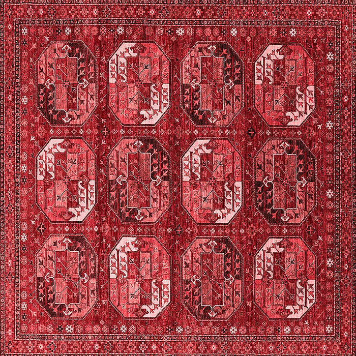 Machine Washable Oriental Red Industrial Rug, wshurb2310red