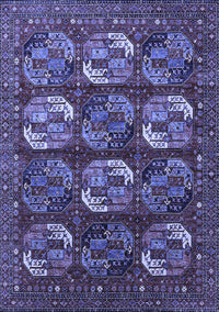 Oriental Blue Industrial Rug, urb2310blu