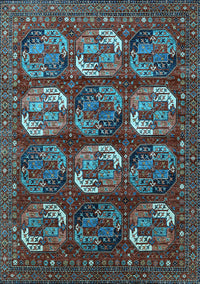 Oriental Light Blue Industrial Rug, urb2310lblu