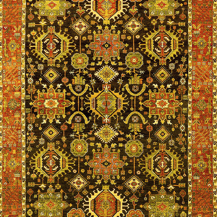 Oriental Yellow Industrial Rug, urb2311yw