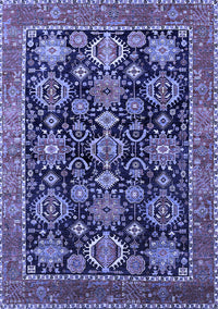 Oriental Blue Industrial Rug, urb2311blu