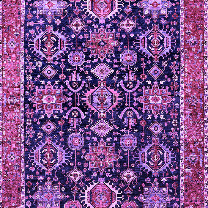 Machine Washable Oriental Purple Industrial Area Rugs, wshurb2311pur