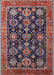 Mid-Century Modern Pink Oriental Rug, urb2311