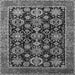 Square Oriental Gray Industrial Rug, urb2311gry