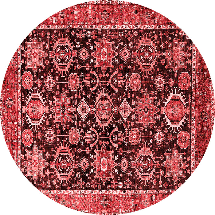 Machine Washable Oriental Red Industrial Rug, wshurb2311red
