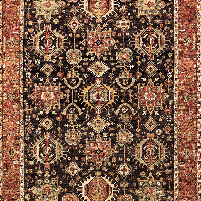 Oriental Brown Industrial Rug, urb2311brn