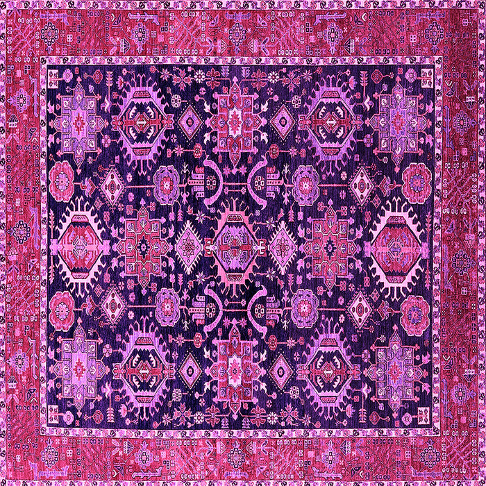 Square Oriental Pink Industrial Rug, urb2311pnk