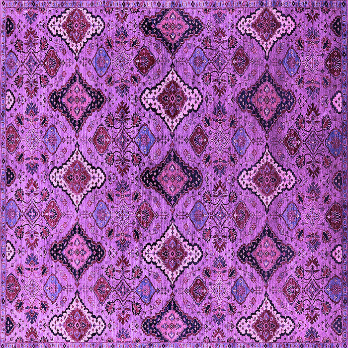 Square Oriental Purple Industrial Rug, urb2312pur
