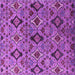 Square Oriental Purple Industrial Rug, urb2312pur