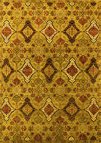 Oriental Yellow Industrial Rug, urb2312yw