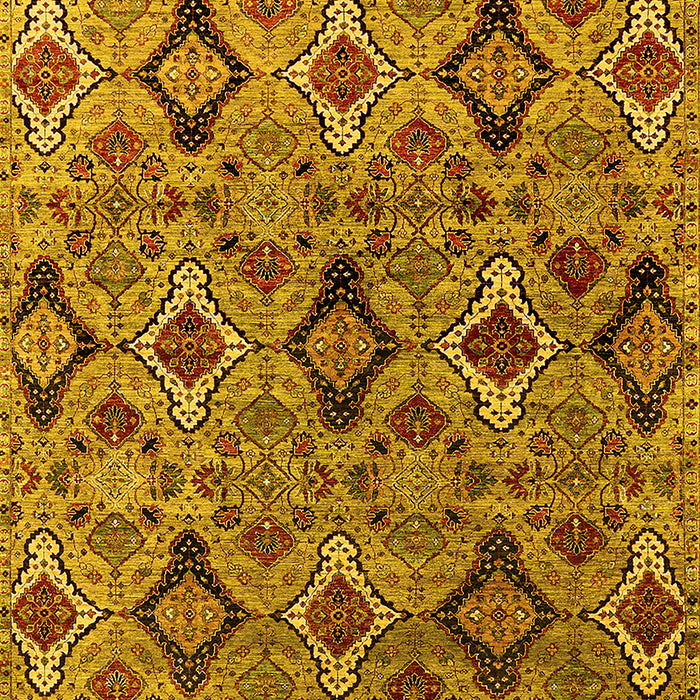 Oriental Yellow Industrial Rug, urb2312yw