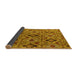 Sideview of Oriental Yellow Industrial Rug, urb2312yw