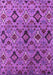 Machine Washable Oriental Purple Industrial Area Rugs, wshurb2312pur