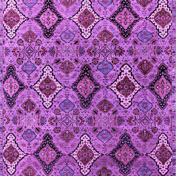 Machine Washable Oriental Purple Industrial Area Rugs, wshurb2312pur