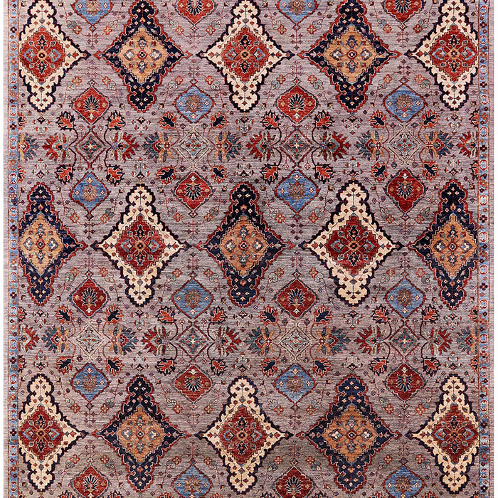 Machine Washable Industrial Modern Khaki Rose Pink Rug, wshurb2312