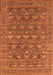 Oriental Orange Industrial Rug, urb2313org