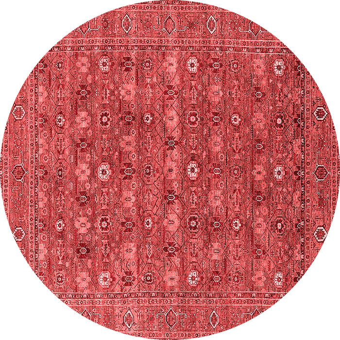 Machine Washable Oriental Red Industrial Rug, wshurb2313red