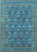 Oriental Light Blue Industrial Rug, urb2313lblu