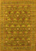 Oriental Yellow Industrial Rug, urb2313yw