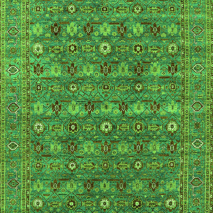 Oriental Green Industrial Rug, urb2313grn