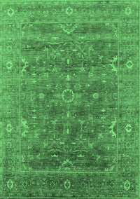 Oriental Emerald Green Industrial Rug, urb2314emgrn