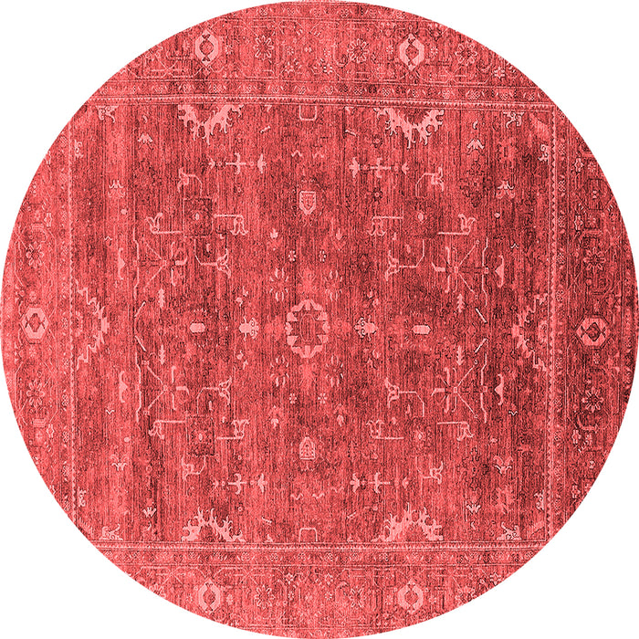 Machine Washable Oriental Red Industrial Rug, wshurb2314red