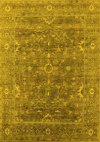 Oriental Yellow Industrial Rug, urb2314yw