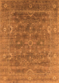 Oriental Orange Industrial Rug, urb2314org