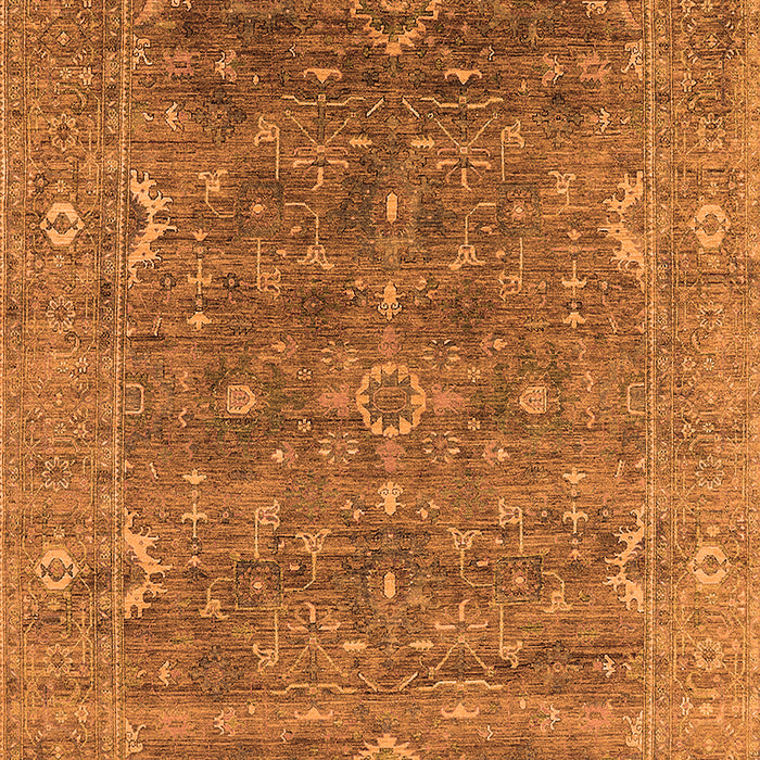 Oriental Orange Industrial Rug, urb2314org