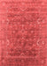 Oriental Red Industrial Area Rugs