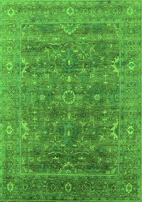 Oriental Green Industrial Rug, urb2314grn