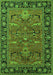 Oriental Green Industrial Rug, urb2315grn