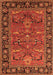 Oriental Orange Industrial Rug, urb2315org