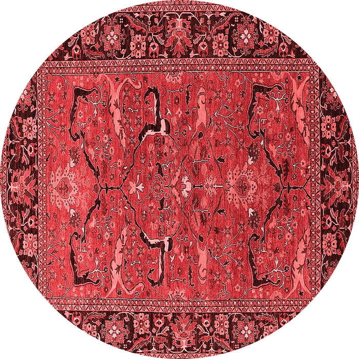 Machine Washable Oriental Red Industrial Rug, wshurb2315red