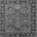 Square Oriental Gray Industrial Rug, urb2315gry