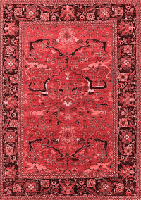 Oriental Red Industrial Rug, urb2315red