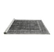 Sideview of Machine Washable Oriental Gray Industrial Rug, wshurb2316gry