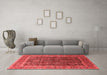 Industrial Red Washable Rugs