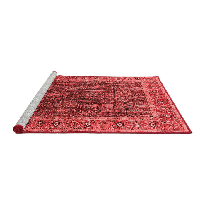 Industrial Red Washable Rugs