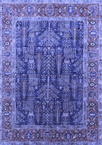 Oriental Blue Industrial Rug, urb2316blu