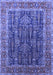 Oriental Blue Industrial Rug, urb2316blu