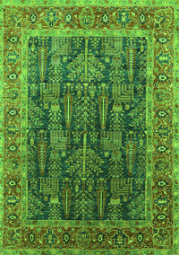 Oriental Green Industrial Rug, urb2316grn