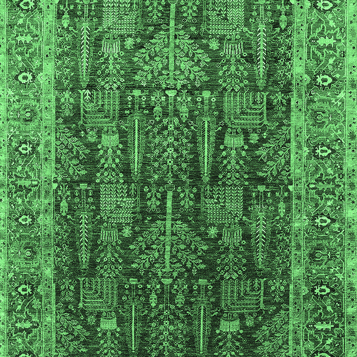 Oriental Emerald Green Industrial Rug, urb2316emgrn