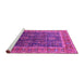 Sideview of Machine Washable Oriental Pink Industrial Rug, wshurb2316pnk