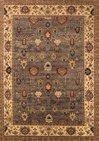 Oriental Brown Industrial Rug, urb2317brn