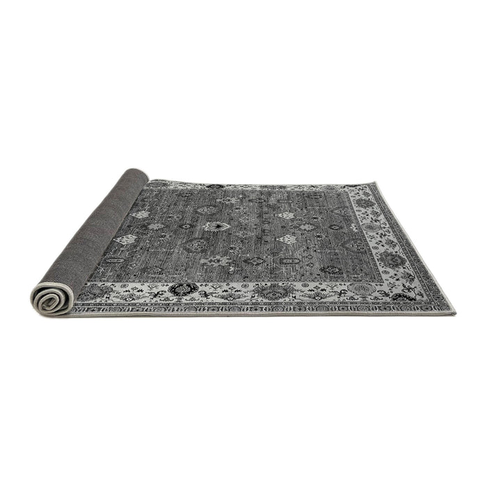 Sideview of Oriental Gray Industrial Rug, urb2317gry
