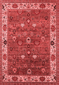 Oriental Red Industrial Rug, urb2317red