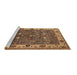 Sideview of Machine Washable Oriental Brown Industrial Rug, wshurb2317brn